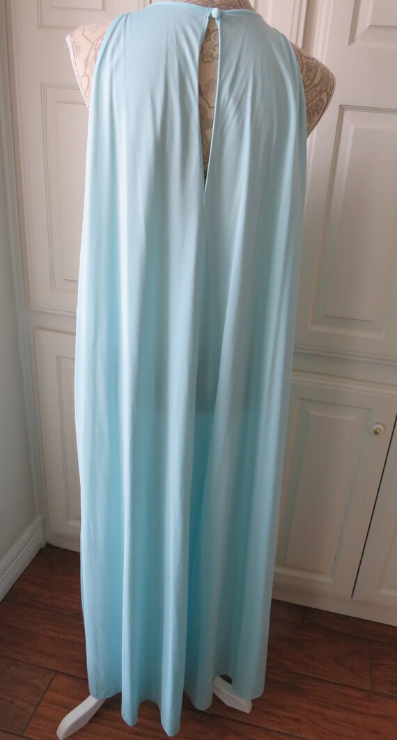 1960s Light Blue Peignoir Set by Trillium - Size … - image 6