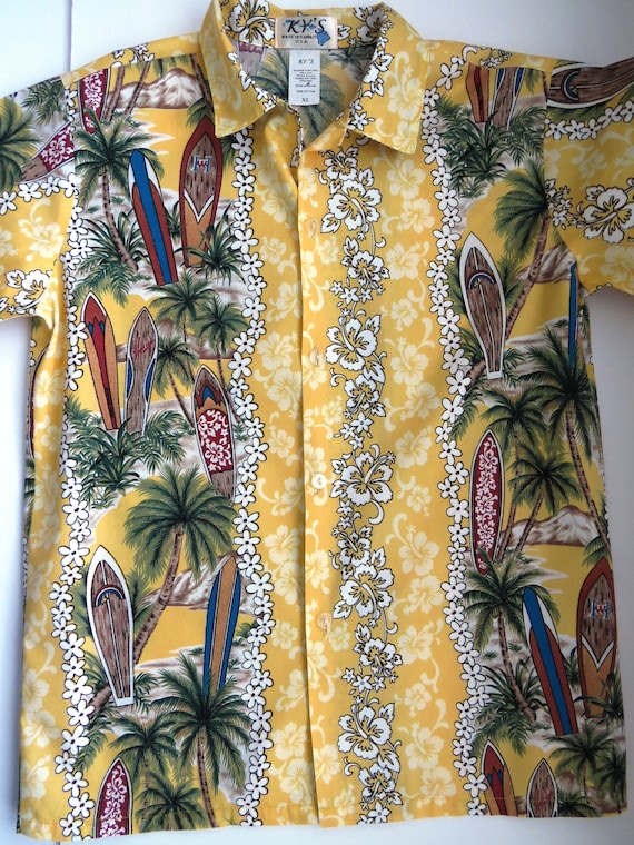 Little Boys Hawaiian Aloha Shirt by Kys - Size XL… - image 2
