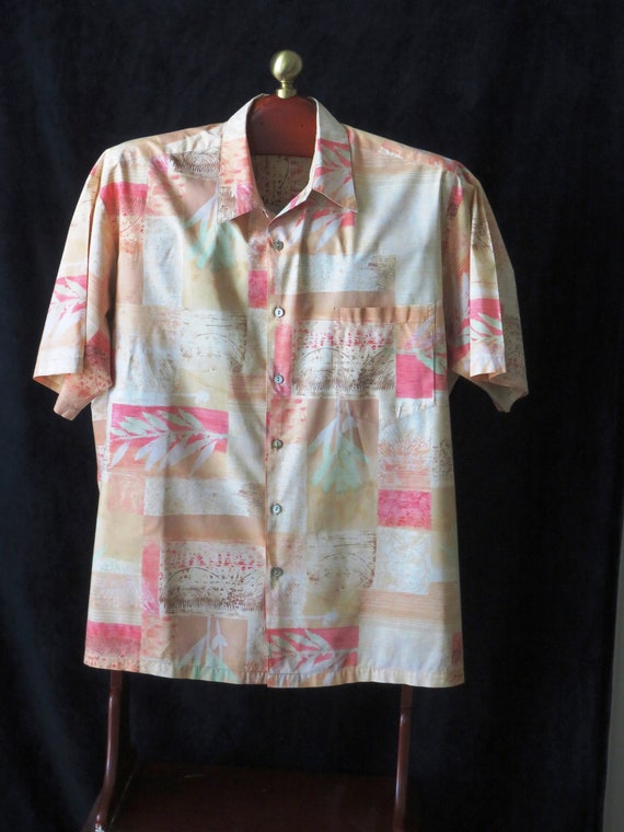 Mens Hawaiian Aloha Shirt by Tori Richards Size Large - Etsy
