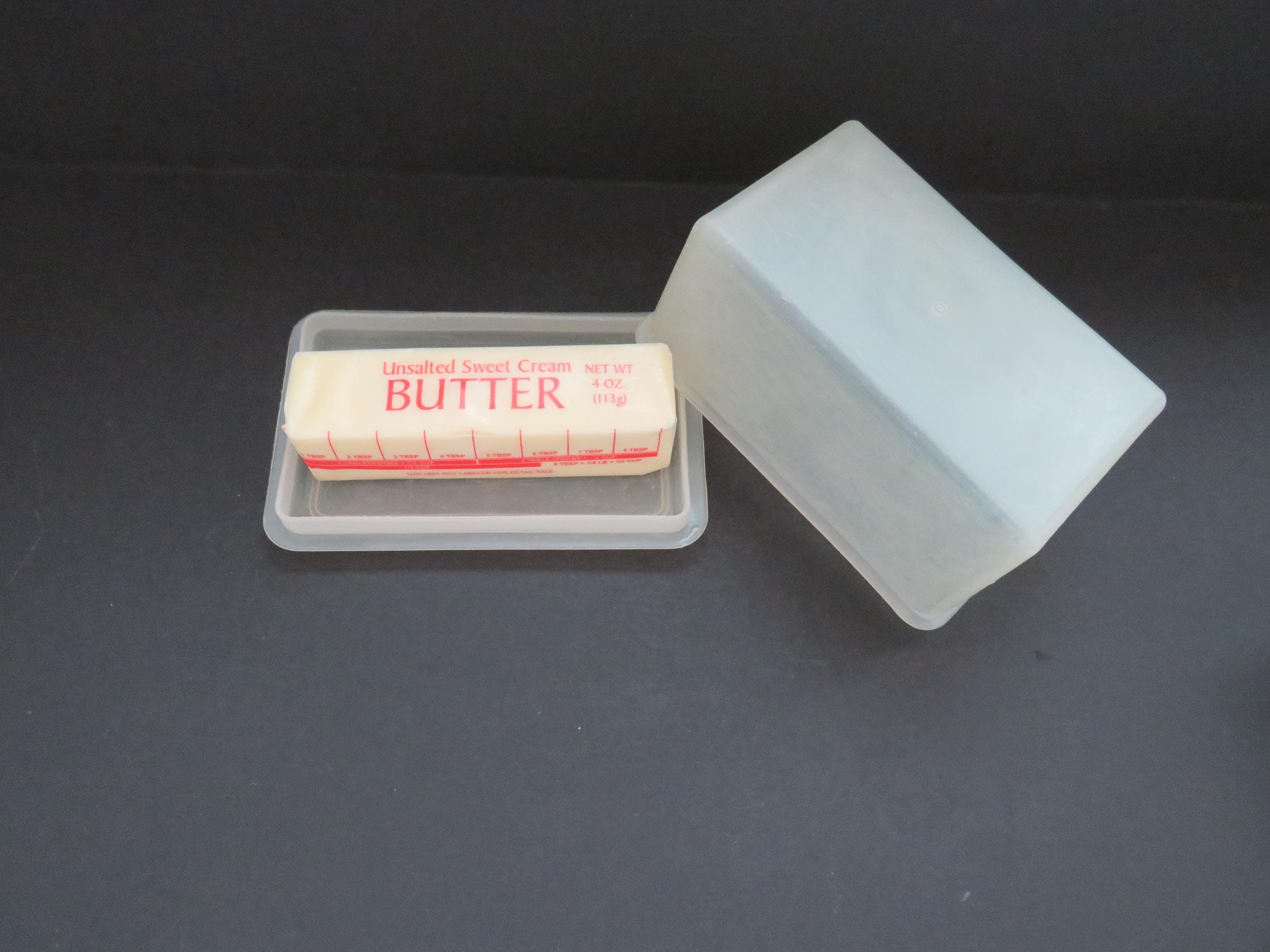 Tupperware Butter 1950s Tupperware Covered Butter Dish - Sheer Refrigerator Butter Holder ...