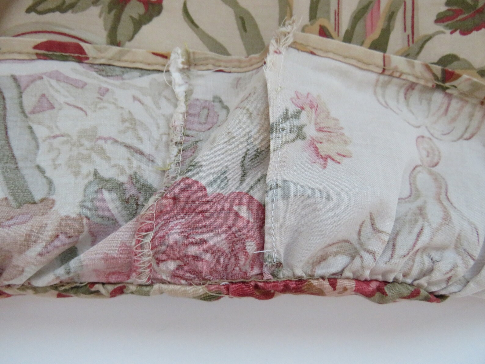 Pair Ralph Lauren KING Pillow SHAMS Ruffled Hems Guinevere Etsy