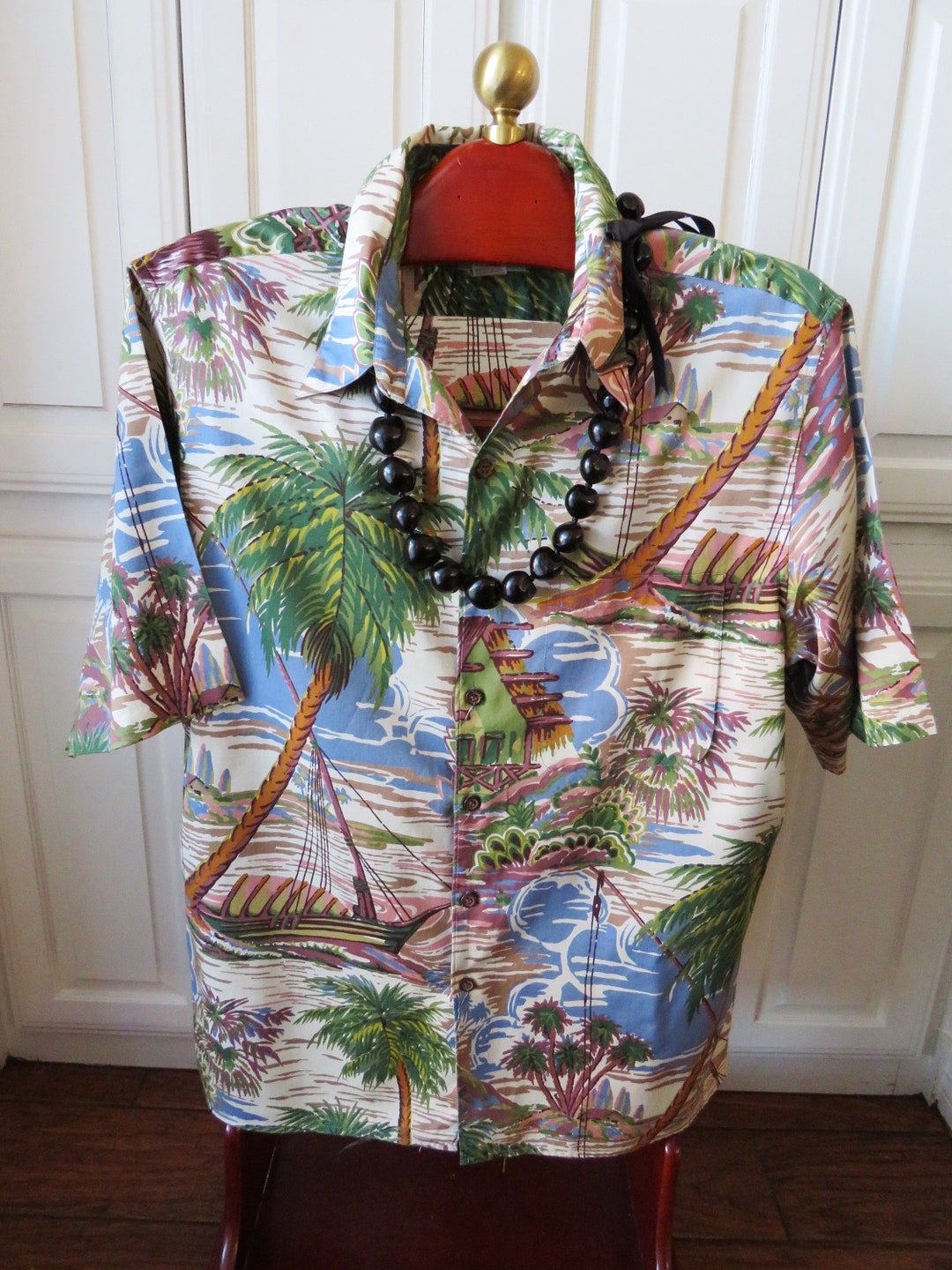 Chemise Hawaïenne Homme Reyn Spooner Joe Kealoha's - Taille XXL - Rayonne Aloha
