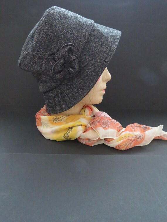 1980s Womens CLOCHE Hat by Betmar - Soft Foldable… - image 4