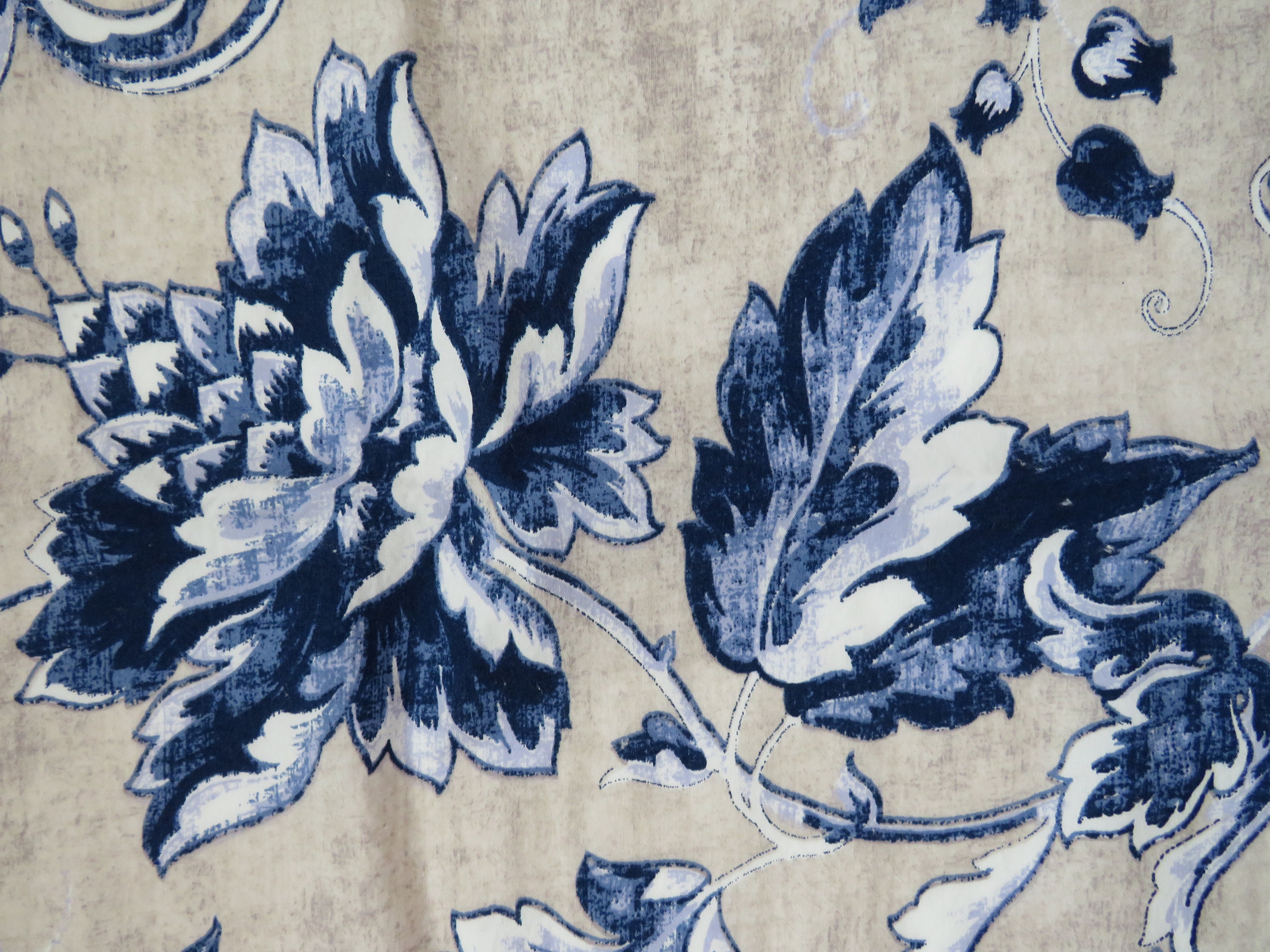 Waterford Cloth Dinner Napkins Set of 6 Blue White Flowers Etsy