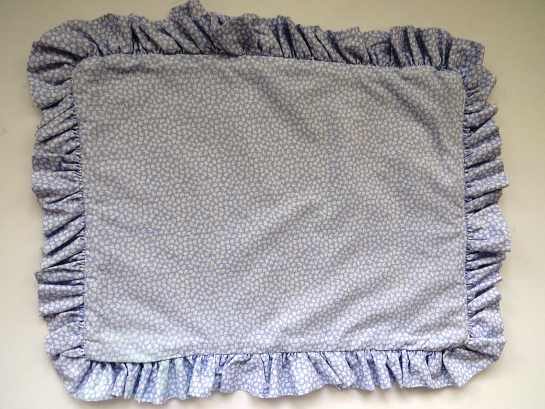 Laura Ashley Toss Pillow Cover Sycamore Blue White Decorator Etsy