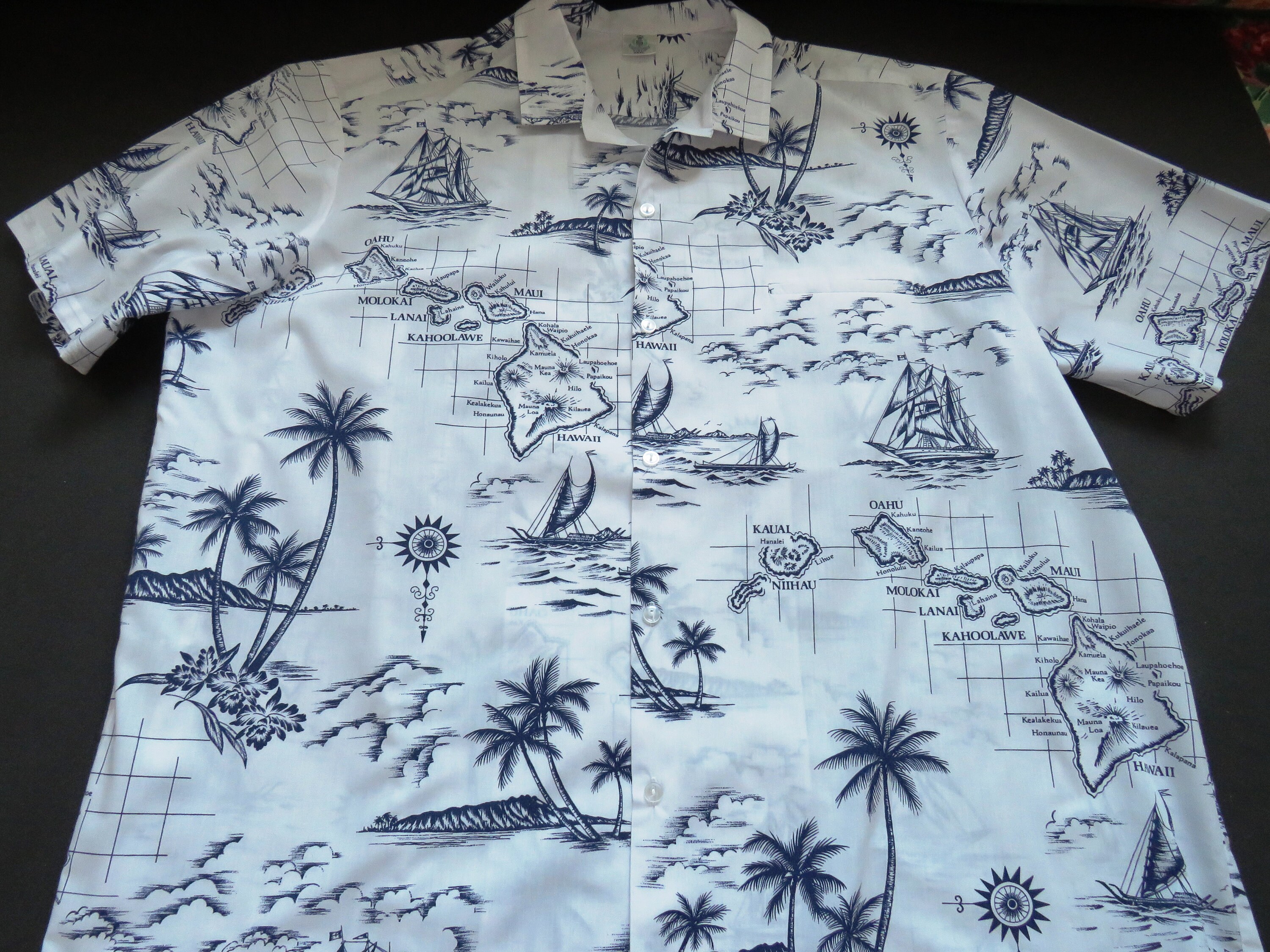 1970s Mens Hawaiian Aloha Shirt Size 3XL Hawaiian Island - Etsy