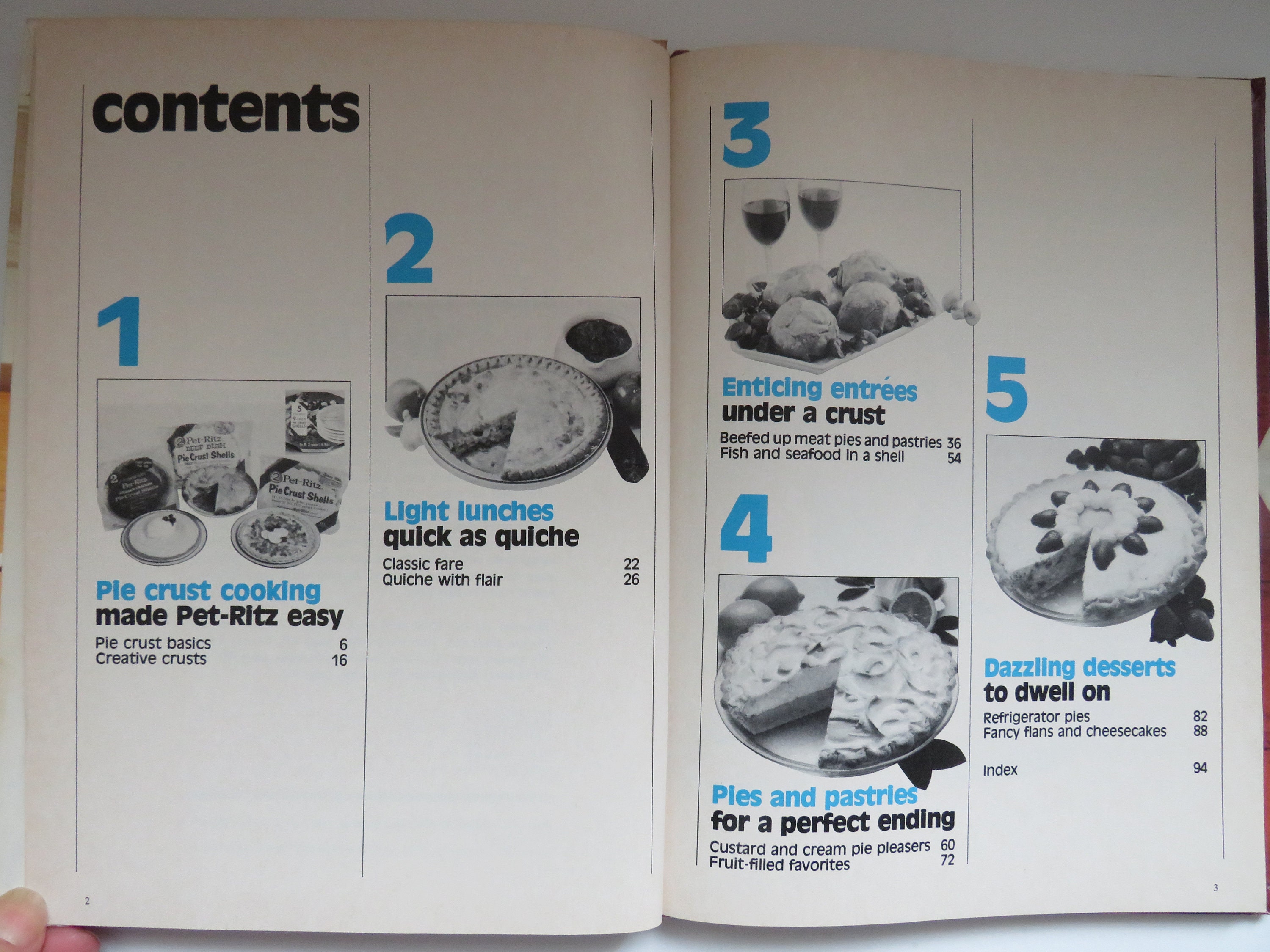 Pie Shell Creations From Pet Ritz Cookbook - 1979 Hardback Cook Book ...