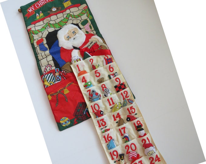 1990s Fabric Advent Calendar by Pockets of Learning My Etsy