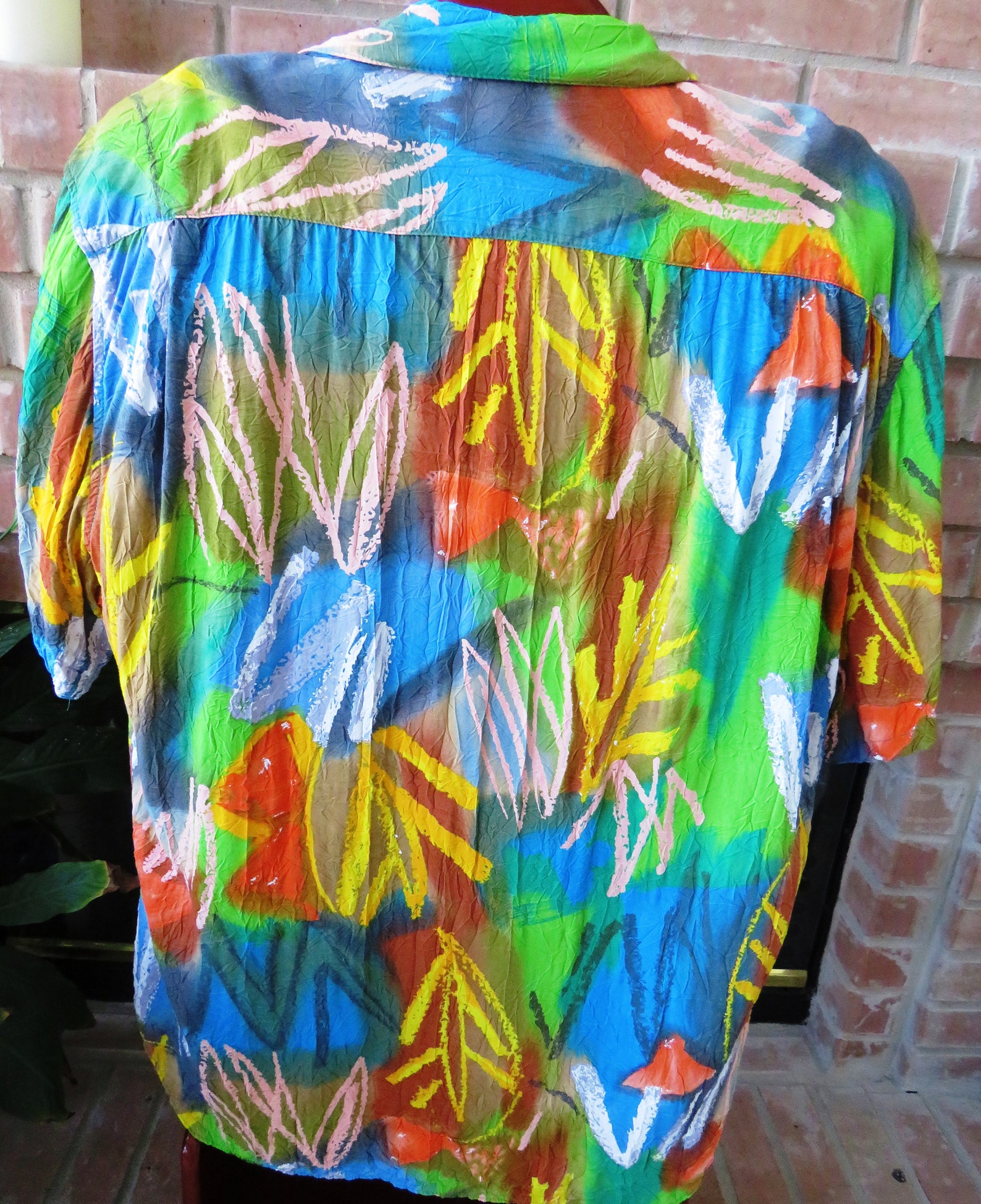 1970s Mens JAMS WORLD Aloha Shirt Size XL Extra Large Etsy