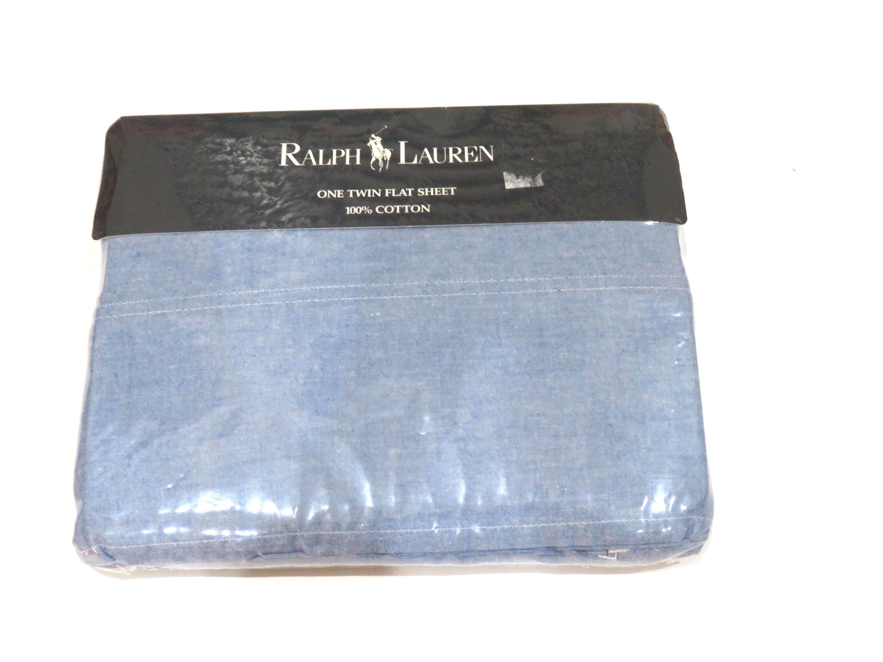 Ralph Lauren Chambray Sheet Twin - Etsy