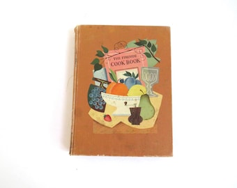 1949 The Fireside Cook Book by James Beard - 1st Ed Hard Cover Antique Vintage Cookbook - Fun Graphics Recipes -  Collectable - Chef Gift