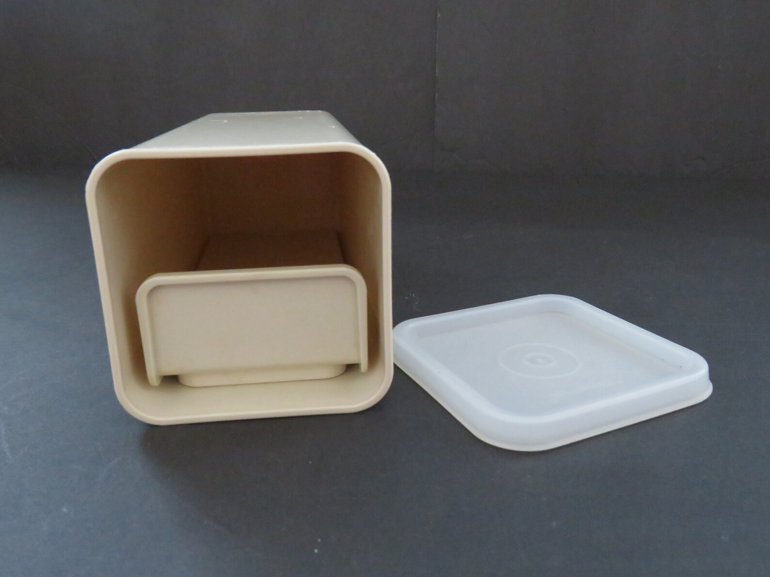 1980s Short Tupperware Cheese Butter Cream Cheese Keeper 3 Etsy