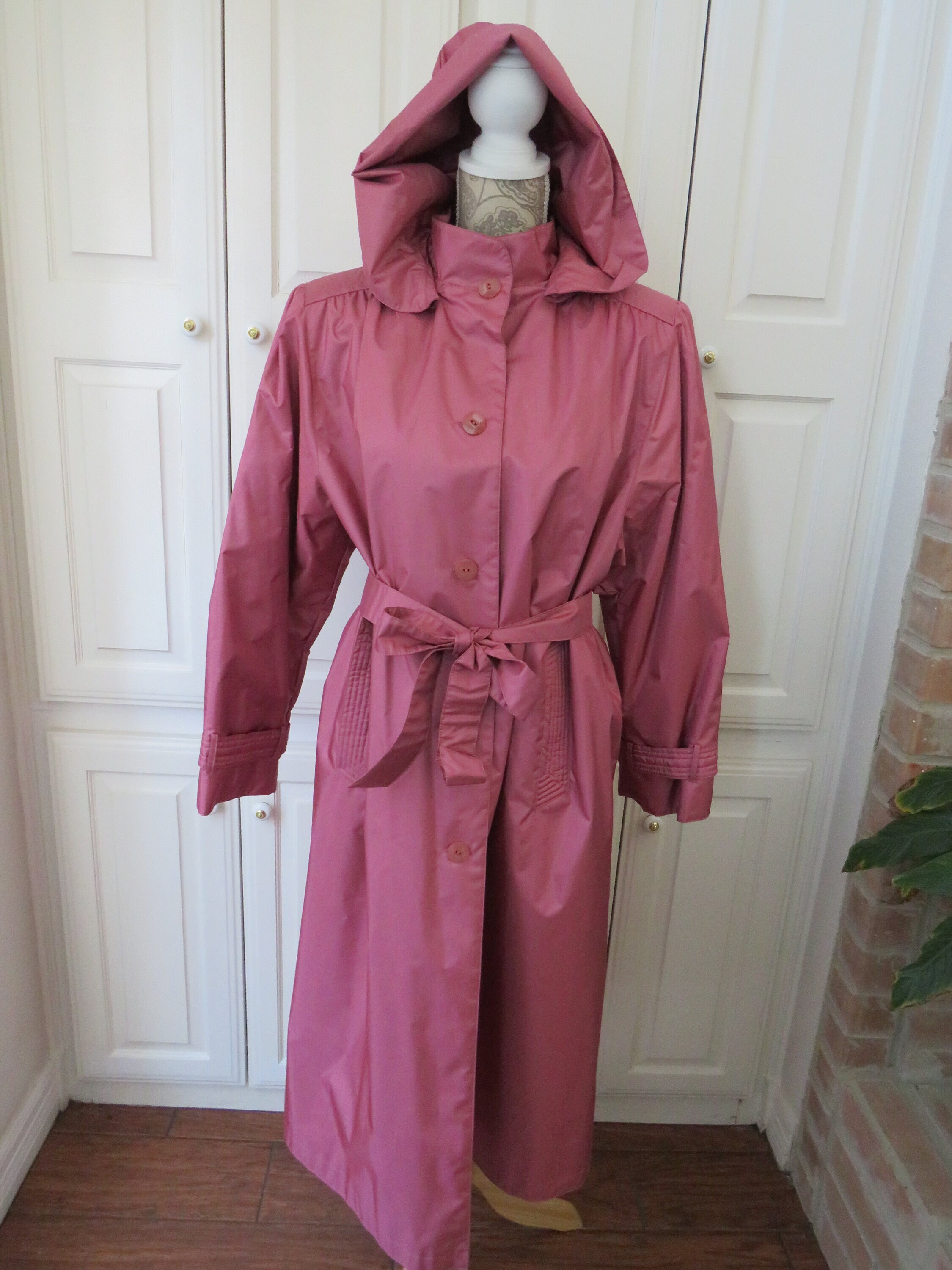 Nylon Mac Coat - Etsy