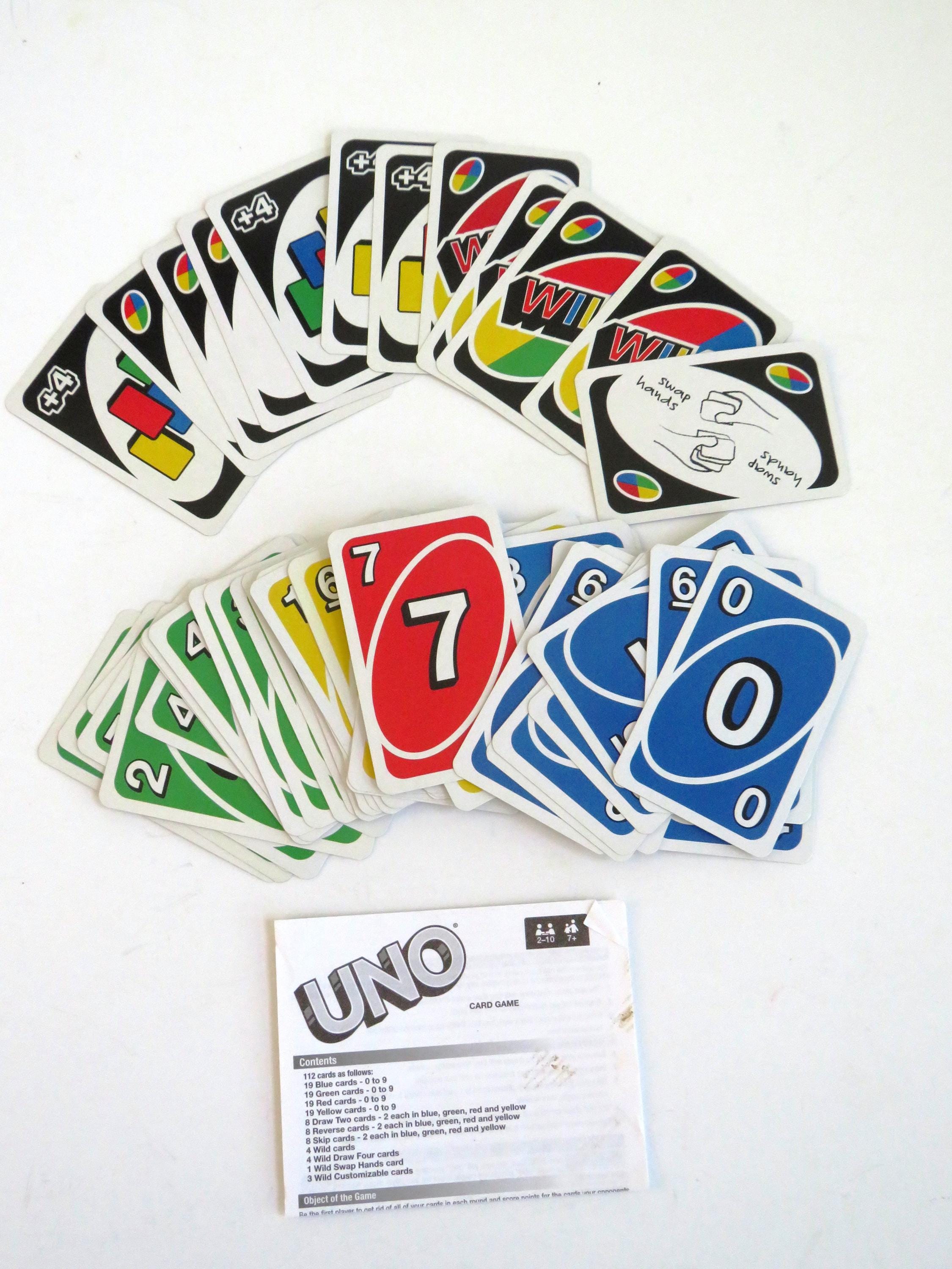 Mattel UNO Original – Juego De Cartas Familiar De 112 Piezas, De 2 A 10 Jugadores, A Partir De 7 Años