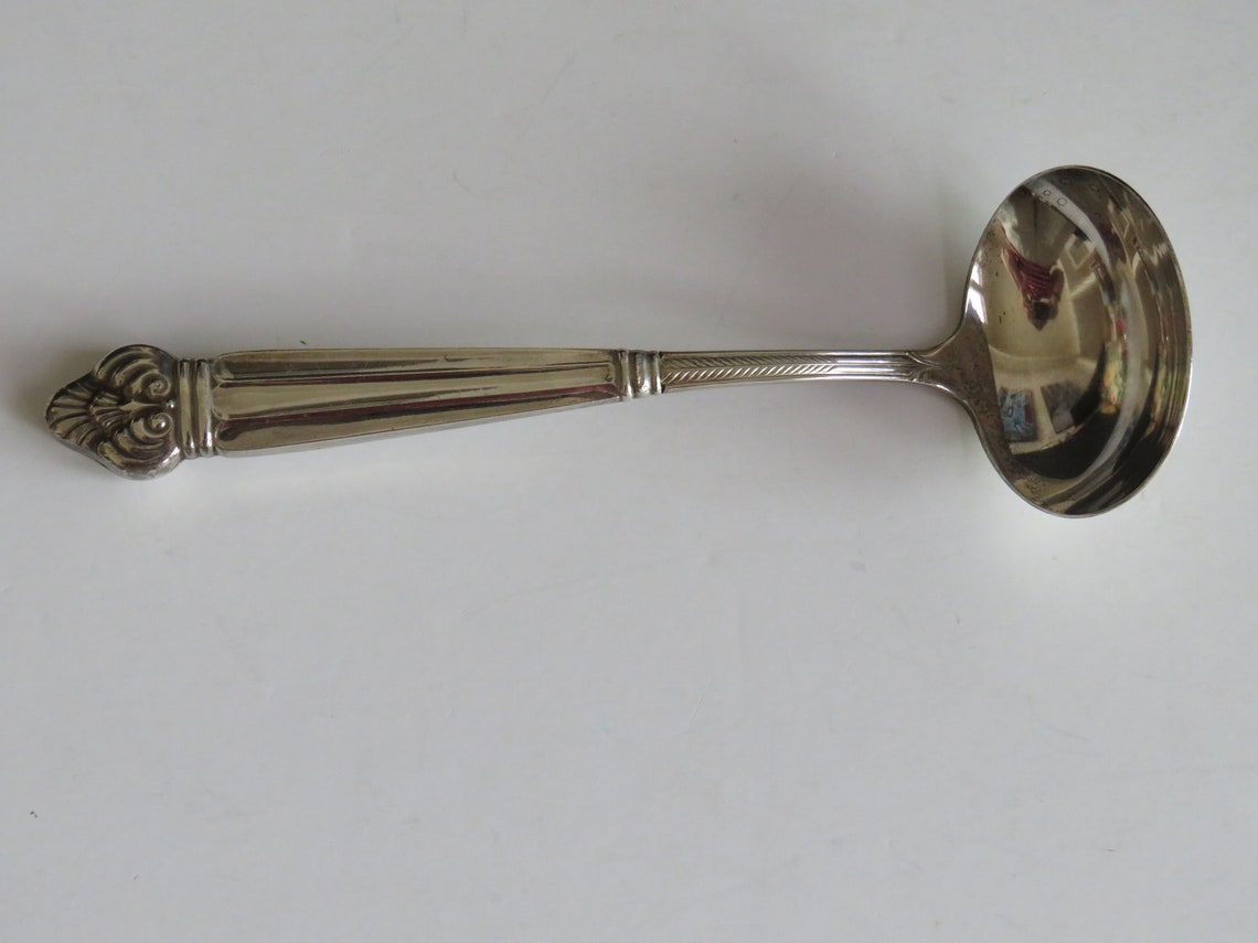 Vintage Gravy Ladle Monarch Plate National Silver Company Etsy