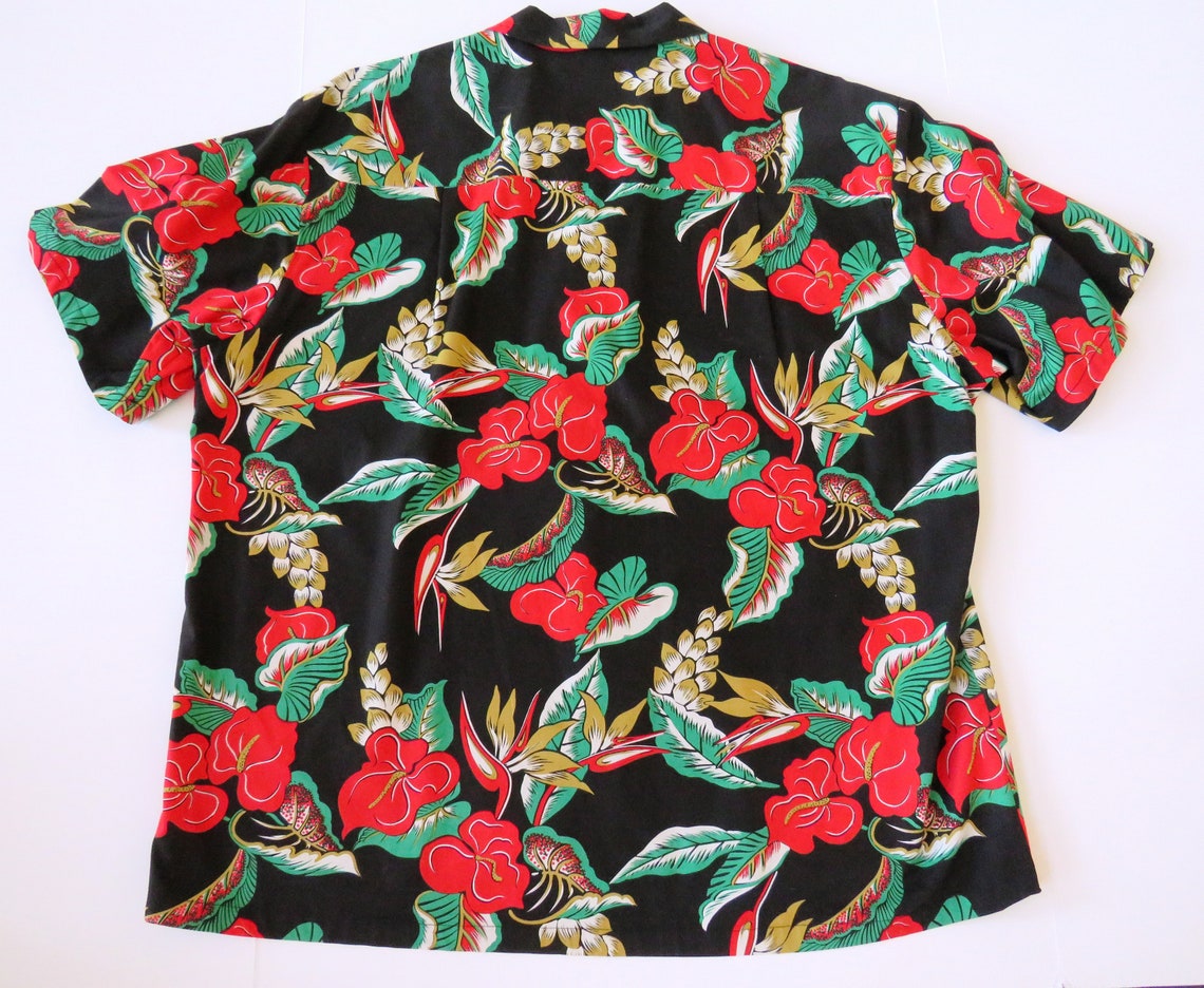Retro Mens Hawaiian Aloha Shirt by Paradise Style Hawaii - Etsy