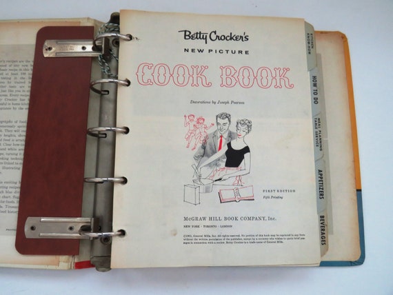 1961 Betty Crockers New Picture Cook Book - 1st Ed 5th Print