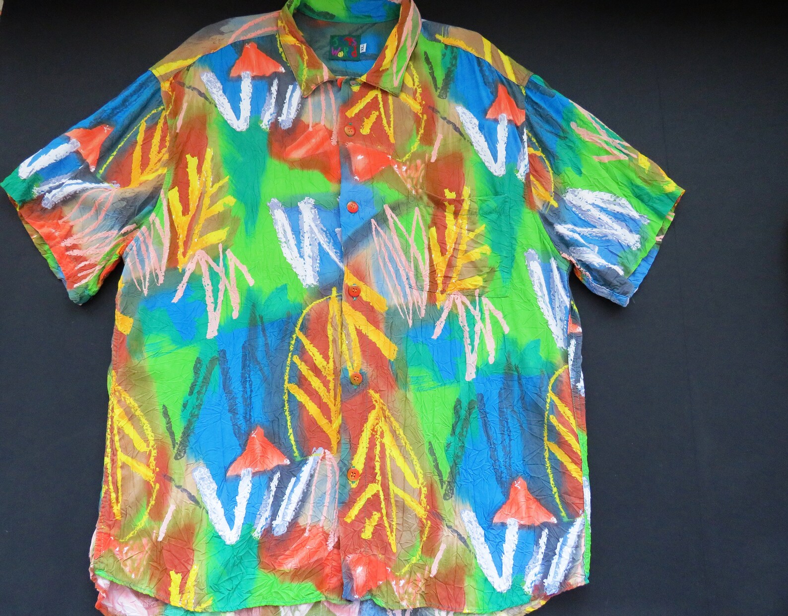 1970s Mens JAMS WORLD Aloha Shirt Size XL Extra Large Etsy