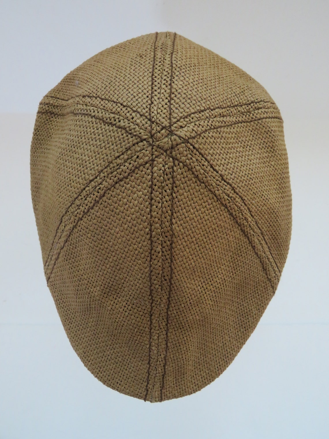 Unisex Newspaper Boy Cap Size L to XL Brown Woven Cabbie Etsy