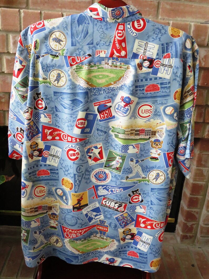 Vintage Chicago Cubs Aloha Shirt by Reyn Spooner Size XXL | Etsy