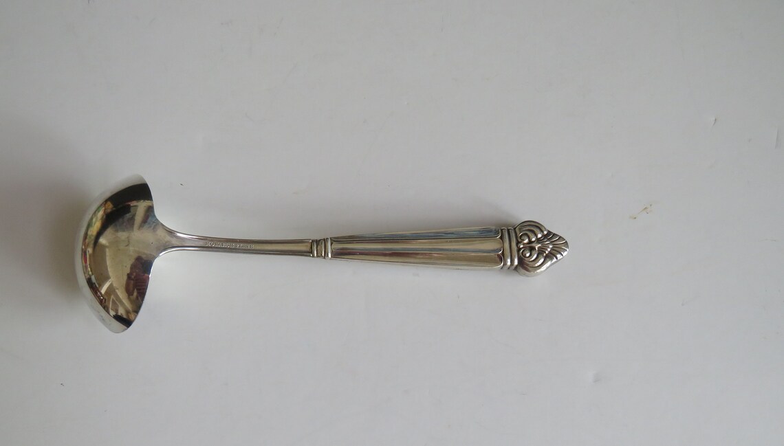 Vintage Gravy Ladle Monarch Plate National Silver Company Etsy