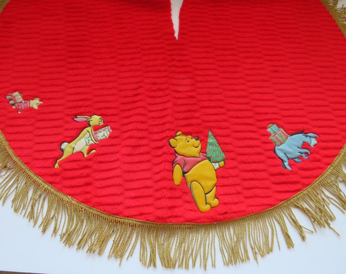 Winnie The Pooh Christmas Tree Skirt 