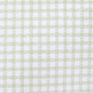Sábana plana tamaño king de Wamsutta - Cuadros vichy verde manzana claro y blanco - Ropa de cama vintage - Estilo rústico campestre