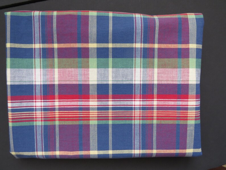 Ralph Lauren Standard Pillow Sham Garrison Plaid Madras Etsy