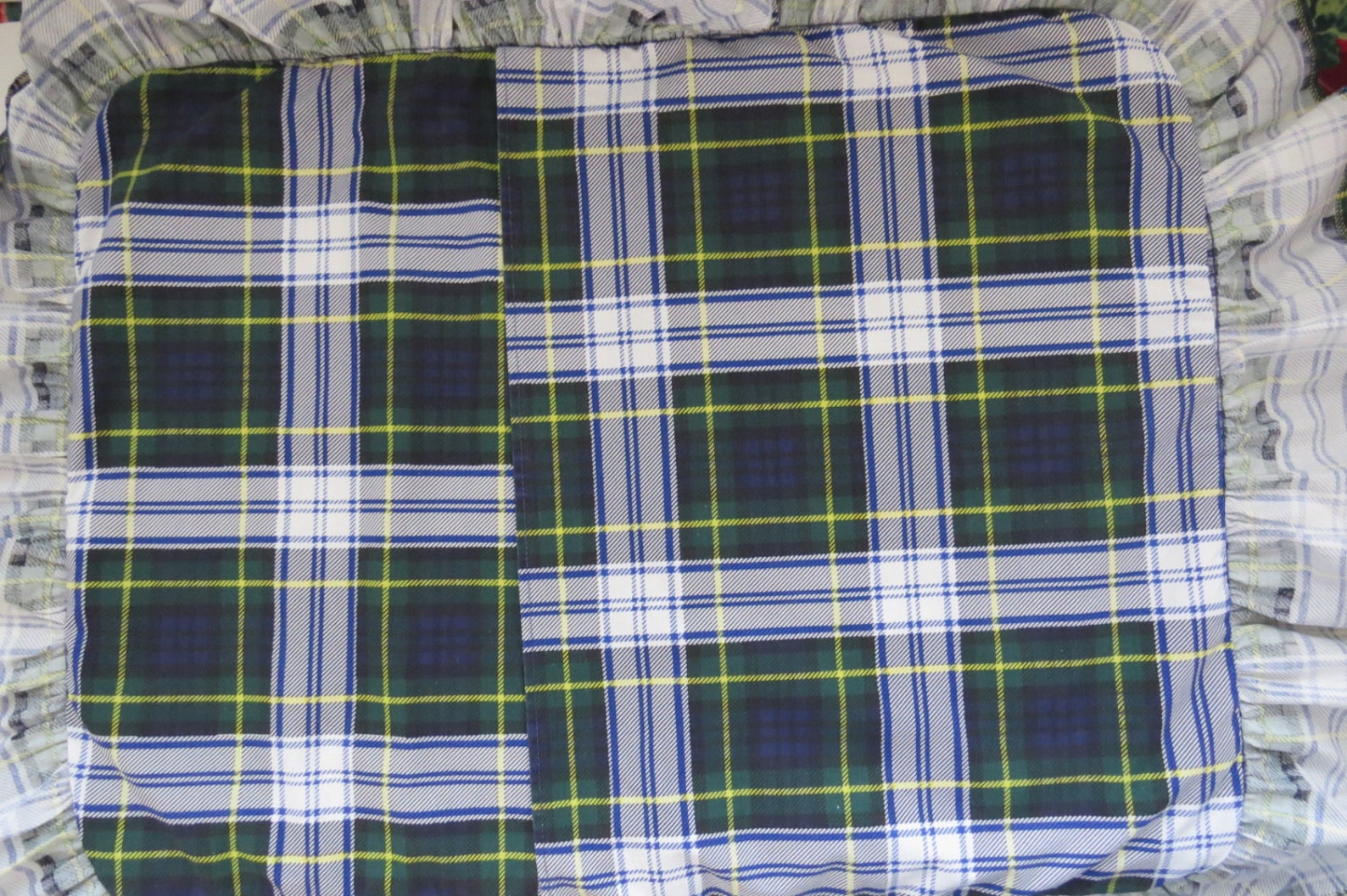 Ralph Lauren KING Pillow Sham Andover Dress Tartan Plaid Etsy