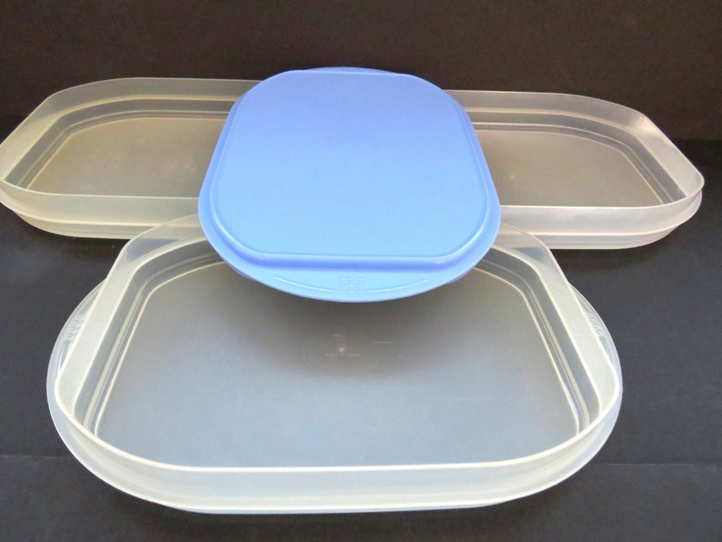 1980s Tupperware Deli Keepers Three Stackable Containers Etsy