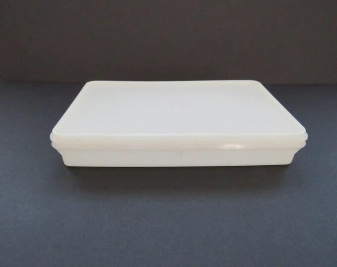 Vintage Tupperware Bacon Keeper Container Rectangle Deli Keeper With Lid Food Storage Cold Cuts