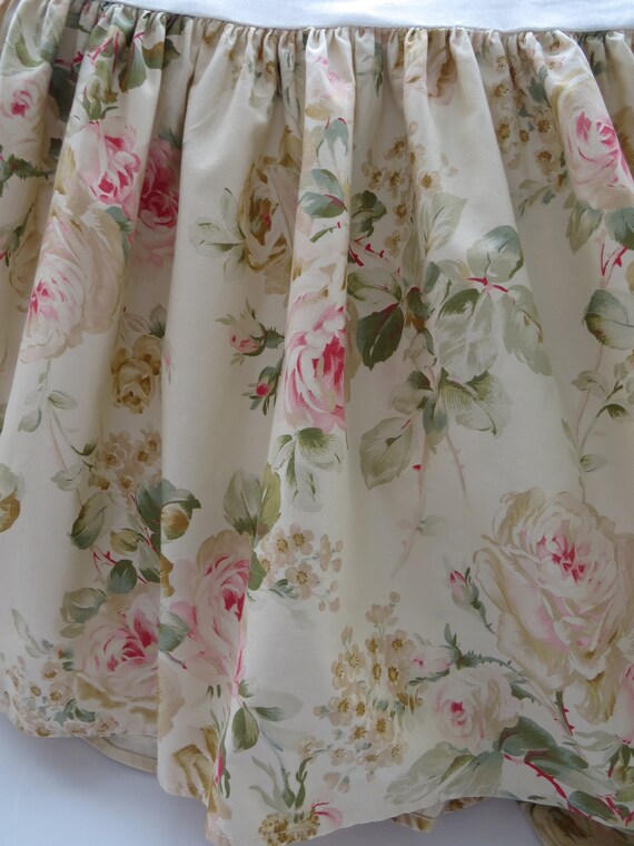 Ralph Lauren King Dust Ruffle Bed Skirt Woodstock Garden Image 0