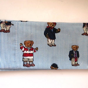 RALPH LAUREN Preppy Polo Bear Pillowcase - Single Standard Pillow