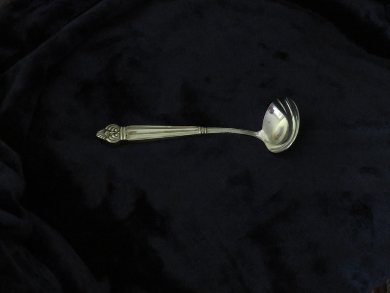 Vintage Gravy Ladle Monarch Plate National Silver Company Etsy