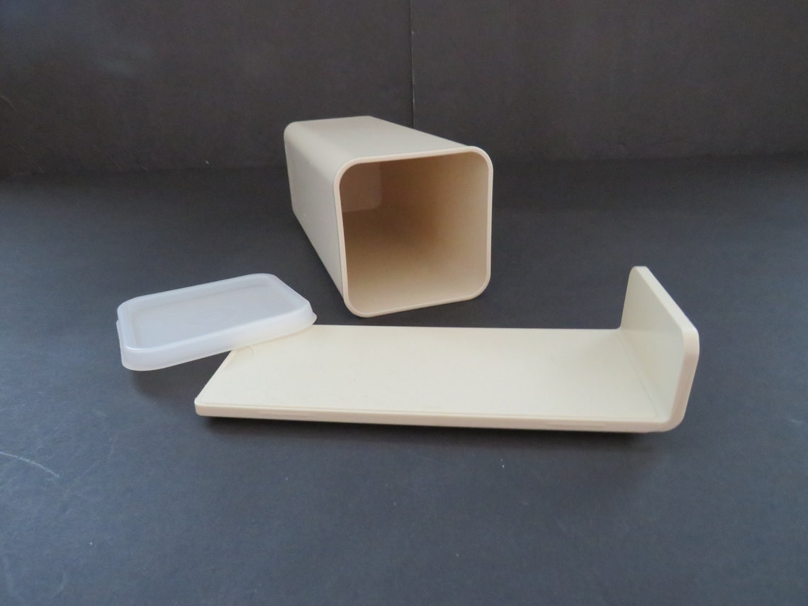 1980s Short Tupperware Cheese Butter Cream Cheese Keeper 3 Etsy