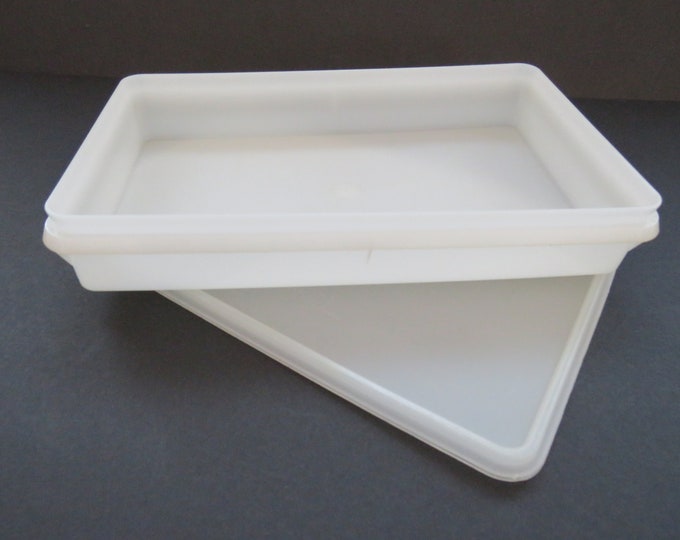 Vintage Tupperware Bacon Keeper Rectangle Deli Keeper With Lid Food