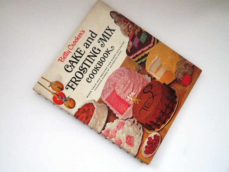 1966 Betty Crockers Cake and Frosting Mix Cookbook 1st Etsy
