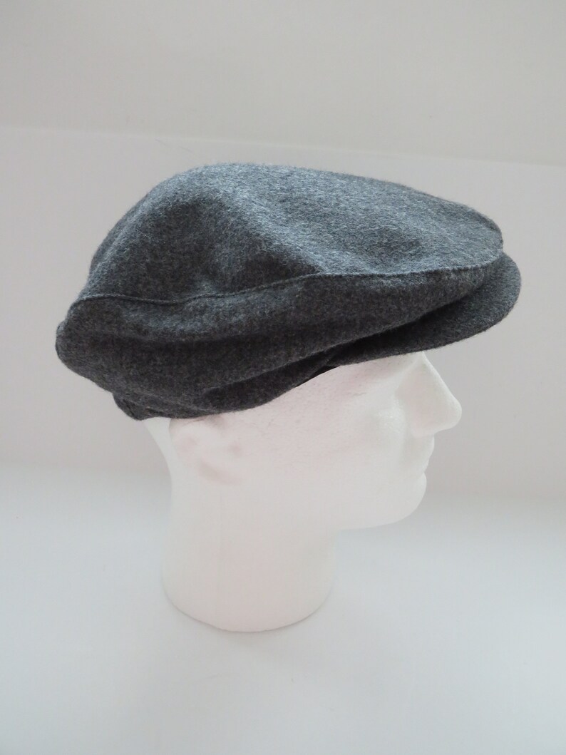 Vintage Gray Wool Cap by Country Gentleman Cuffley Driving | Etsy