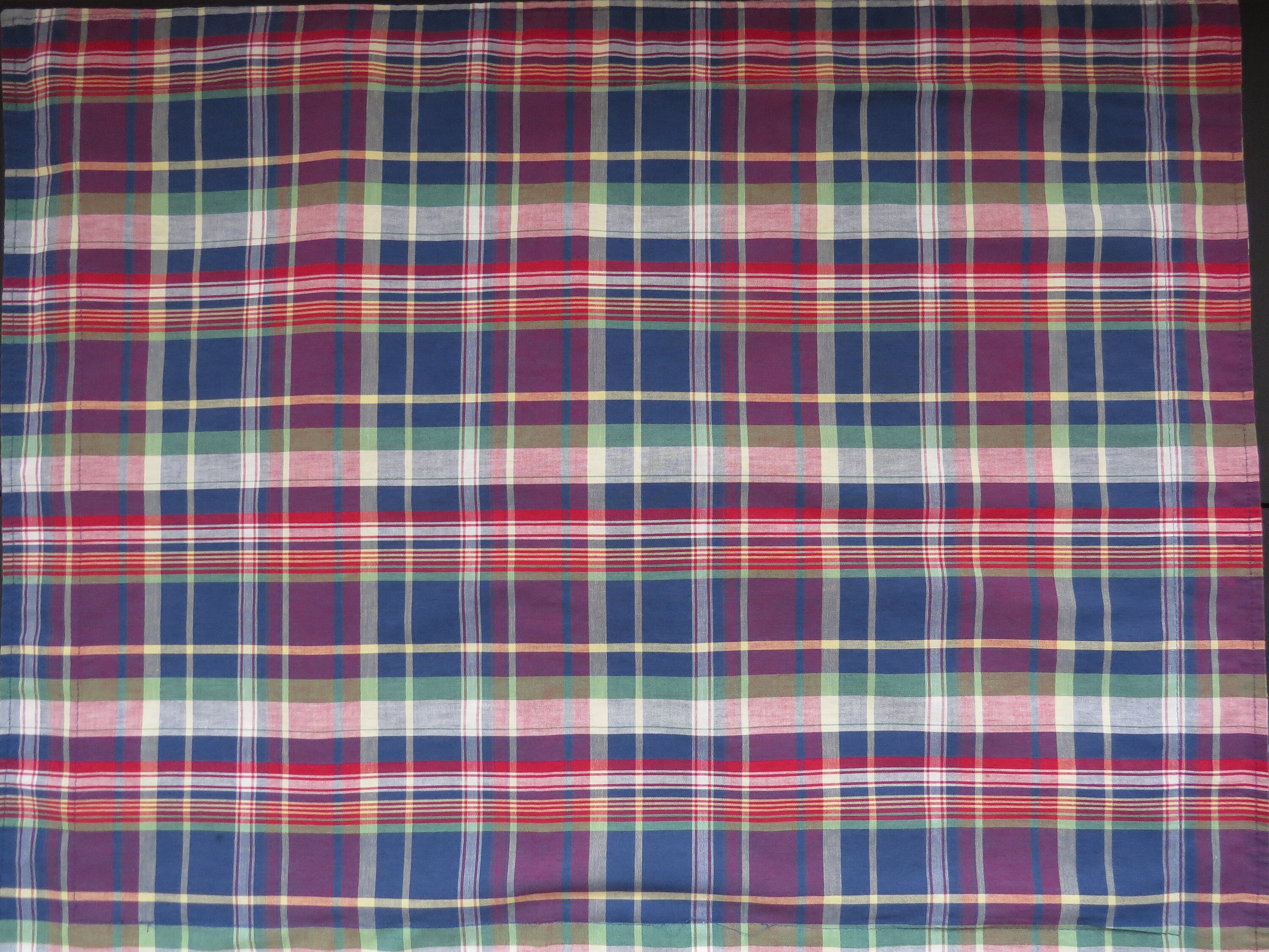 Ralph Lauren Standard Pillow Sham Garrison Plaid Madras Etsy