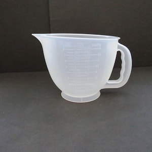 1970s Tupperware Mix N Store 8 Cup Measuring Pitcher - Retro Vintage Tupperware Wet and Dry Measuring -  Baking Cooking Kitchen Prep Tools