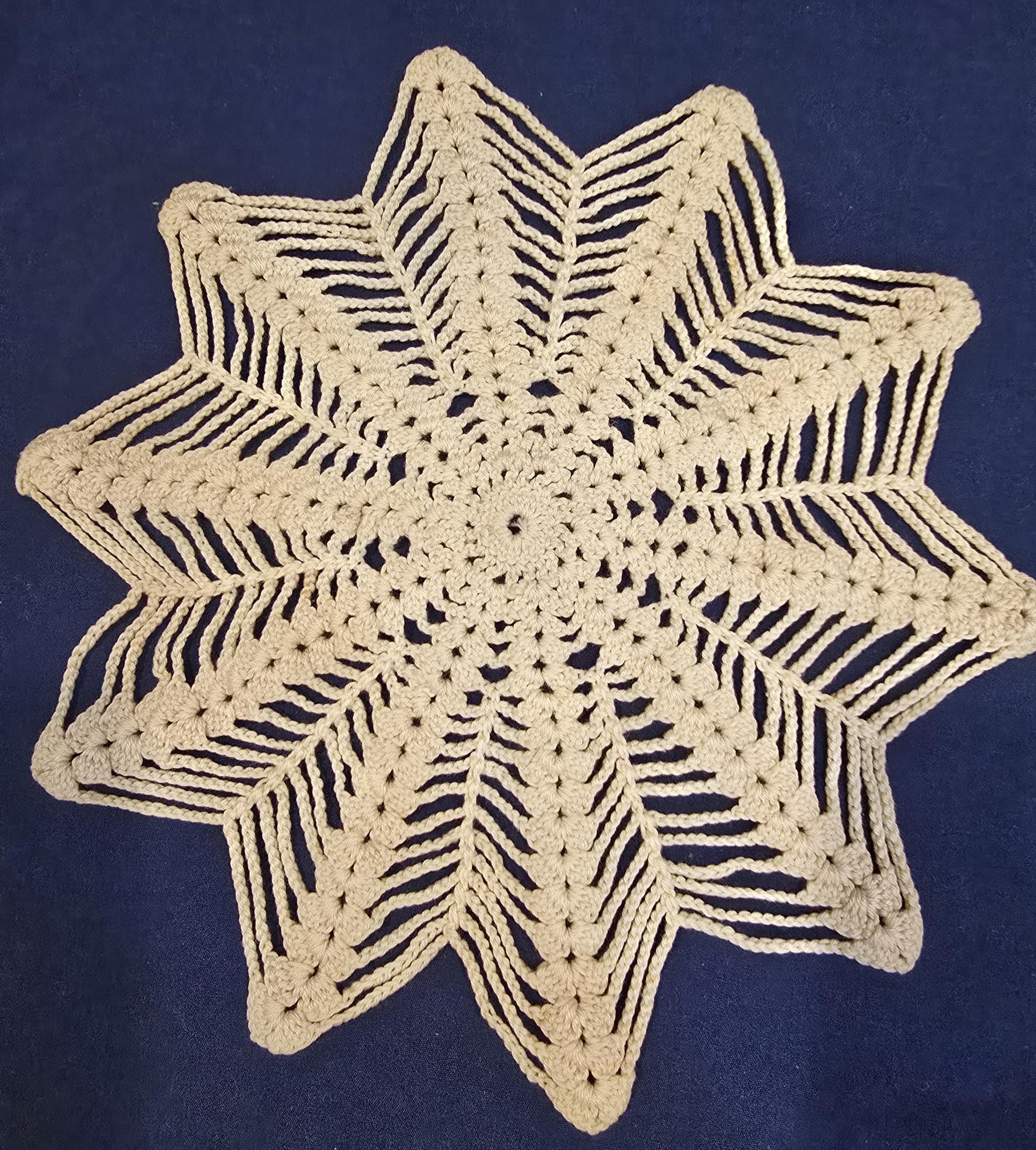 8 Spider Lace Crochet Patterns for Shawls, Tops, Home Decor, and Gothic Accessories 1 MCM Vintage Doily Hand Crocheted Spider Lace Cotton Ivory