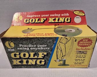 K-Tel Golf King Practice Golf Swing 1975 Original Box Never Used