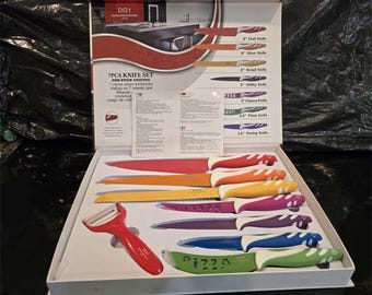DGI Swizterland Design 7-piece Knife Set & Ceramic Peeler NEW