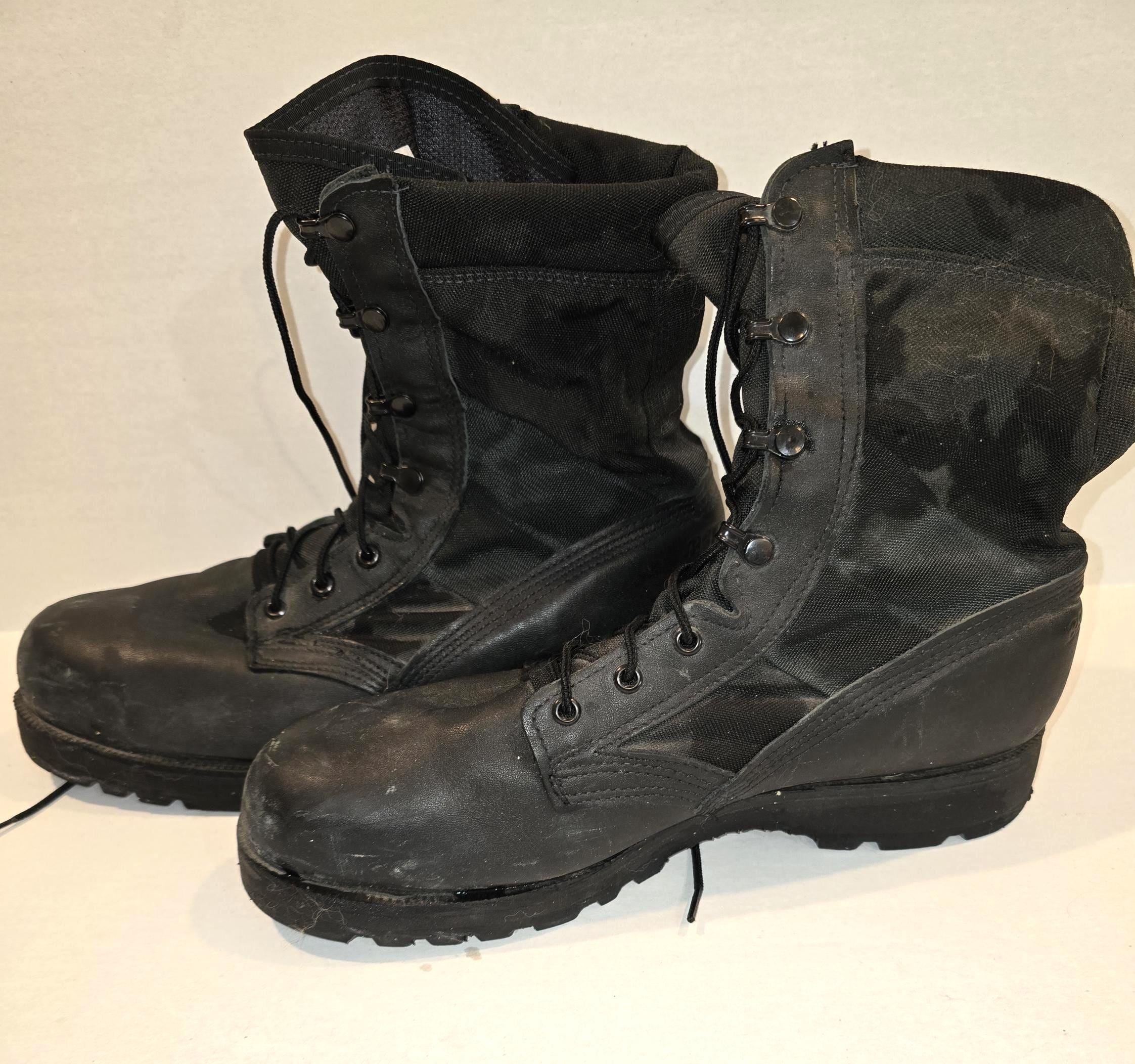 Belleville Combat Boots Steel Toe Hot Weather Men Size 11.5W  display picture 2