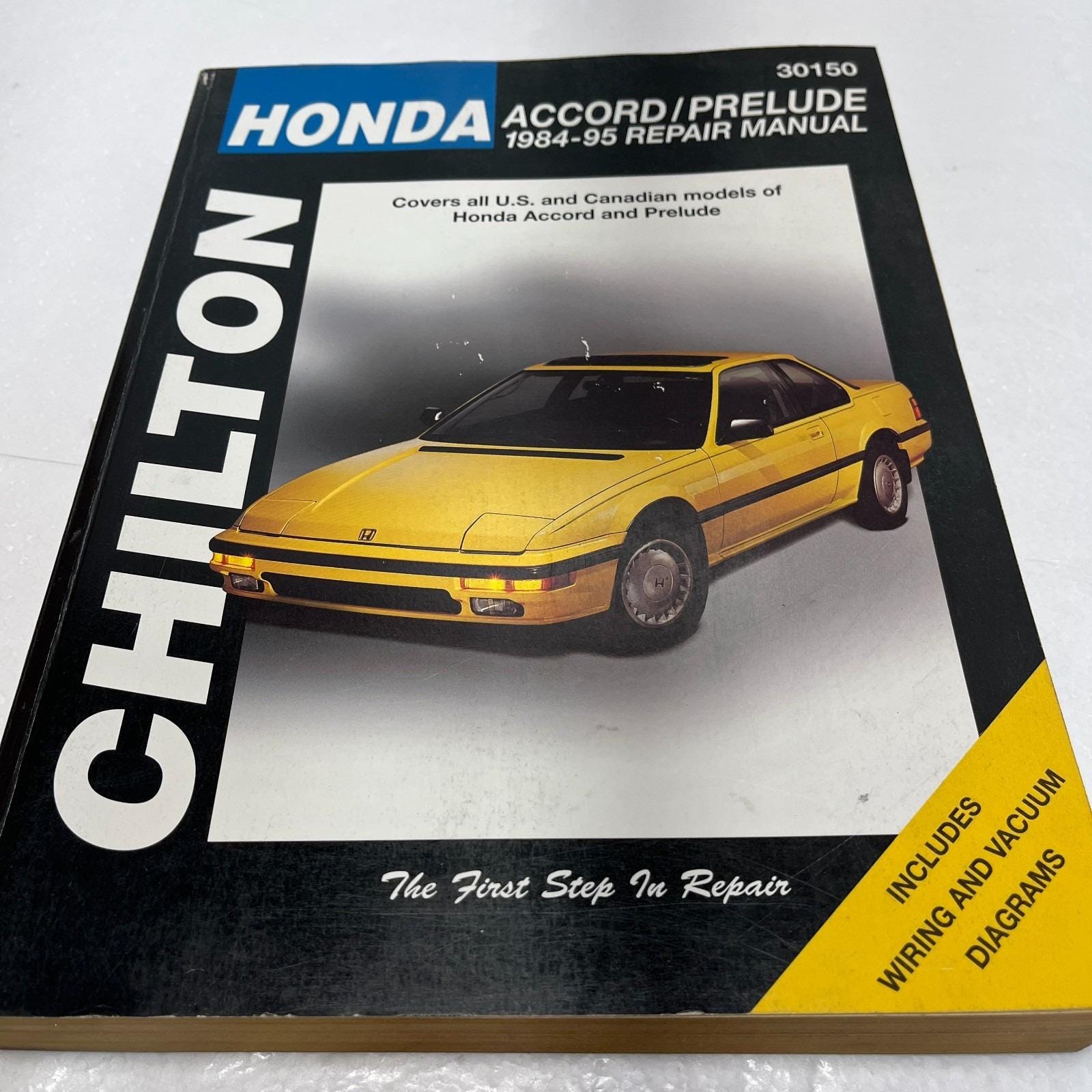 Honda Prelude Service Manual - Etsy