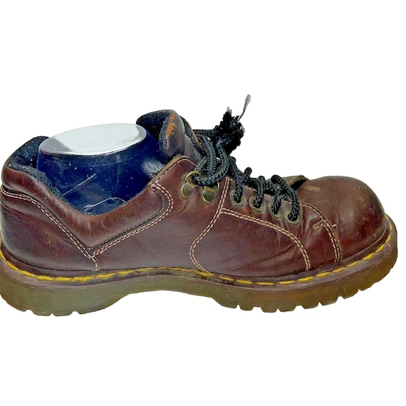 Dr. Martens 8312 Chunky Brown Leather Y2K Oxford Shoes Mens 