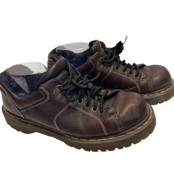 Dr. Martens 8312 Chunky Brown Leather Y2K Oxford Shoes Mens  display picture 2