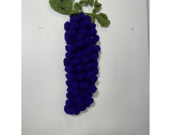 Handmade Crochet Grapes Trivet or Hot Pad