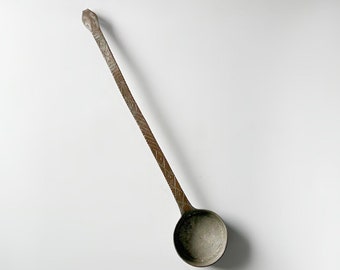 Large Heavy Privative Copper Hand-Forged Ladle