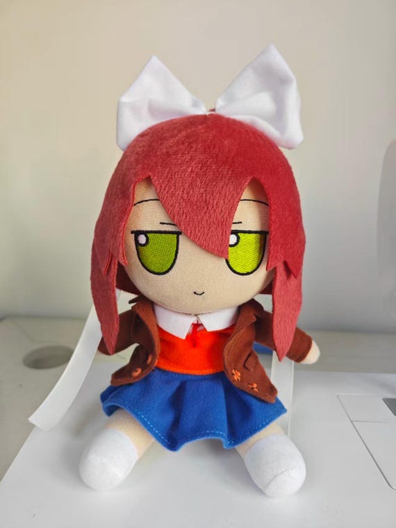 ドキドキ文芸部 ぬいぐるみ ふもふももにか。 モニカふもぬいぐるみ ドキドキ文芸部スタイル(20cm) - Etsy 日本